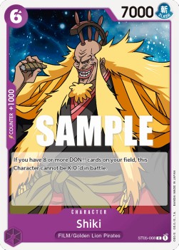 Shiki (ST05-008) - Starter Deck: ONE PIECE FILM edition (Common) [ST-05-008]