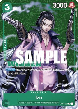 Izo (OP01-033) (V.2) - Unnumbered Promos (Uncommon) [UP-OP01-033]