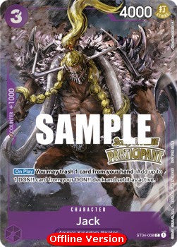 Jack (ST04-008) (V.4) - Special Tournament Promos (Common) [STP-008]