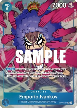 Emporio.Ivankov (OP02-051) (V.2) - Paramount War (Alternate Art) [OP02-051]