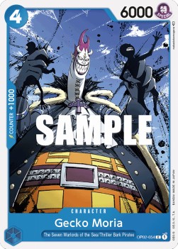 Gecko Moria (OP02-054) - Paramount War (Common) [OP02-054]