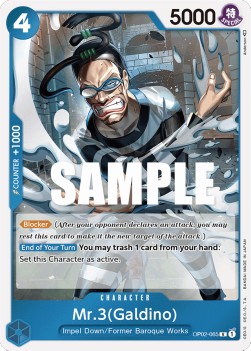 Mr.3 (Galdino) (OP02-065) - Paramount War (Rare) [OP02-065]
