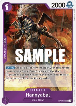 Hannyabal (OP02-083) - Paramount War (Rare) [OP02-083]