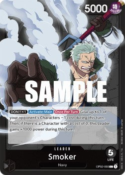 Smoker (OP02-093) (V.1) - Paramount War (Leader) [OP02-093]
