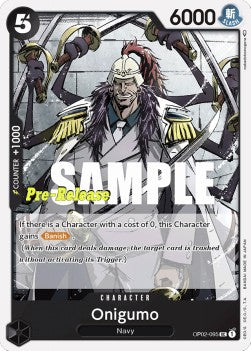 Onigumo (OP02-095) - Promos: Paramount War (Uncommon) [OP02P-095]
