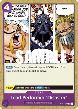Lead Performer "Disaster" (ST04-014) - Reprints (Common) [R-ST04-014]