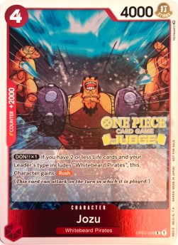 Jozu (OP02-008) - Judge Promos (Rare) [JDG-OP02-008]