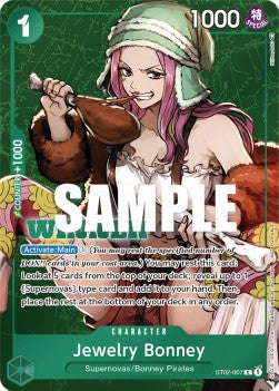 Jewelry Bonney (ST02-007) (V.2) - Unnumbered Promos (Common) [UP-ST02-007]