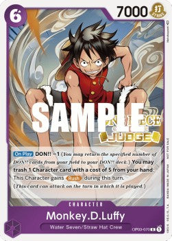 Monkey.D.Luffy (OP03-070) - Judge Promos (Rare) [JDG-OP03-070]