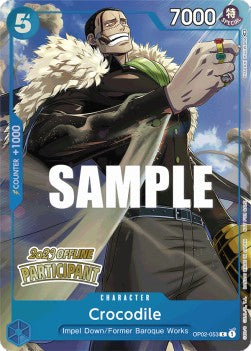Crocodile (OP02-053) (V.1) - Special Tournament Promos (Common) [STP-OP02-053]