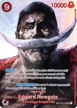 Edward.Newgate (OP02-004) - Kingdoms of Intrigue (Special Rare) [OP04-OP02-004]