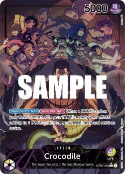 Crocodile (OP04-058) (V.2) - Kingdoms of Intrigue (Alternate Art) [OP04-058]