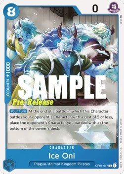 Ice Oni (OP04-047) - Promos: Kingdoms of Intrigue (Common) [OP04P-047]