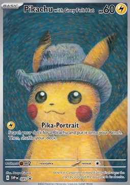 Pikachu with Grey Felt Hat - SV Black Star Promos (Promo) [SVP-085]