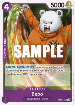 Bepo (ST10-012) - Ultra Deck: The Three Captains (Common) [ST-10-012]