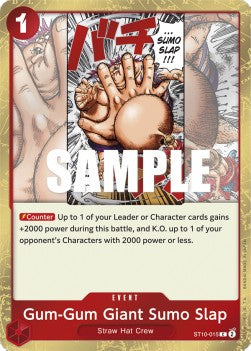 Gum-Gum Giant Sumo Slap (ST10-015) - Ultra Deck: The Three Captains (Common) [ST-10-015]