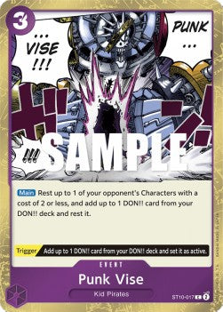 Punk Vise (ST10-017) - Ultra Deck: The Three Captains (Common) [ST-10-017]