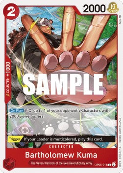 Bartholomew Kuma (OP05-011) - Awakening of the New Era (Common) [OP05-011]