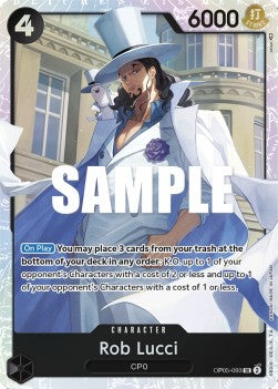 Rob Lucci (OP05-093) (V.1) - Awakening of the New Era (Super Rare) [OP05-093]