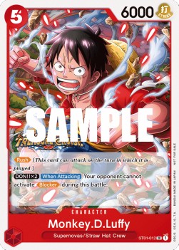 Monkey.D.Luffy (ST01-012) (V.1) - Unnumbered Promos (Super Rare) [UP-ST01-012]