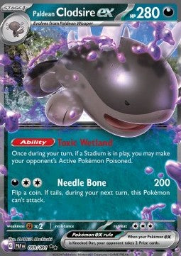 Paldean Clodsire ex - Paldean Fates (Double Rare) [PAF-059]