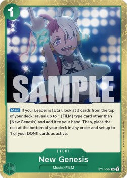 New Genesis (ST11-004) - Starter Deck: Uta (Super Rare) [ST-11-004]