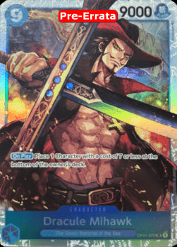 Dracule Mihawk (OP01-070) (V.1) - Romance Dawn (Pre-Errata) (Super Rare) [OP01E-070]