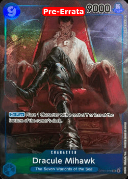 Dracule Mihawk (OP01-070) (V.2) - Romance Dawn (Pre-Errata) (Alternate Art) [OP01E-070]
