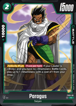 Paragus (FS03-06) - Starter Deck: Broly [Fusion World] (Common) [FS03-06]