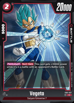 Vegeta (FB01-027) - Awakened Pulse [Fusion World] (Rare) [FB01-027]