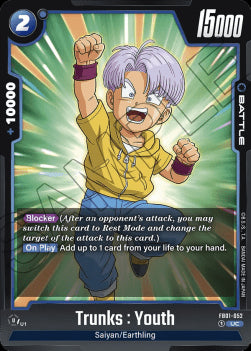Trunks : Youth (FB01-052) - Awakened Pulse [Fusion World] (Uncommon) [FB01-052]