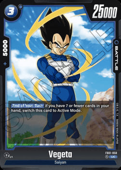Vegeta (FB01-058) - Awakened Pulse [Fusion World] (Uncommon) [FB01-058]