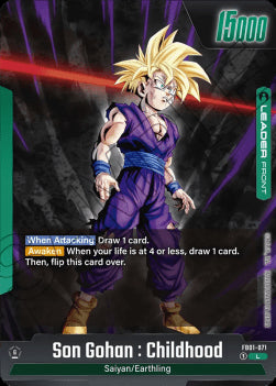 Son Gohan : Childhood // Son Gohan : Childhood (FB01-071)  (V.1 - Leader) - Awakened Pulse [Fusion World] (Leader) [FB01-071]
