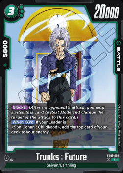 Trunks : Future (FB01-092) - Awakened Pulse [Fusion World] (Rare) [FB01-092]