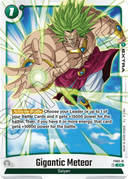 Gigantic Meteor (FS03-15)  (V.2 - Common) - Starter Deck: Broly [Fusion World] (Common) [FS03-15]