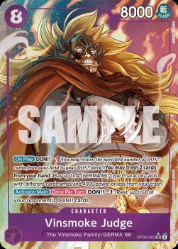 Vinsmoke Judge (OP06-062) (V.2) - Wings of the Captain (Alternate Art) [OP06-062]