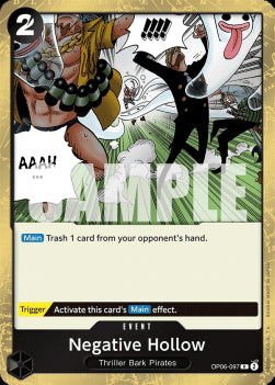 Negative Hollow (OP06-097) - Wings of the Captain (Rare) [OP06-097]