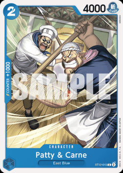 Patty & Carne (ST12-015) - Starter Deck: Zoro & Sanji (Common) [ST-12-015]