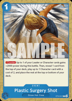 Plastic Surgery Shot (ST12-017) - Starter Deck: Zoro & Sanji (Common) [ST-12-017]