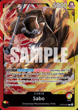 Sabo (ST13-001) (V.1) - Ultra Deck: The Three Brothers (Leader) [ST-13-001]