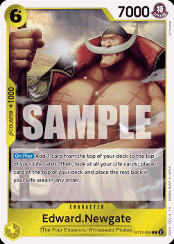 Edward.Newgate (ST13-004) (V.1) - Ultra Deck: The Three Brothers (Common) [ST-13-004]