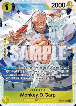 Monkey.D.Garp (ST13-013) (V.1) - Ultra Deck: The Three Brothers (Super Rare) [ST-13-013]