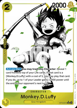 Monkey.D.Luffy (ST13-014) (V.2) - Ultra Deck: The Three Brothers (Alternate Art) [ST-13-014]