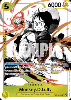 Monkey.D.Luffy (ST13-015) (V.2) - Ultra Deck: The Three Brothers (Alternate Art) [ST-13-015]