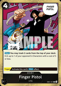Finger Pistol (EB01-051) - Memorial Collection (Rare) [EB01-051]