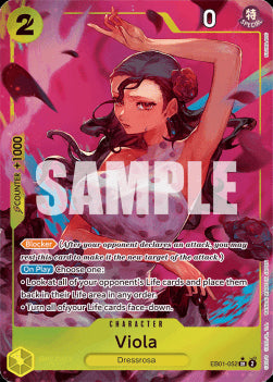 Viola (EB01-052) (V.2) - Memorial Collection (Alternate Art) [EB01-052]