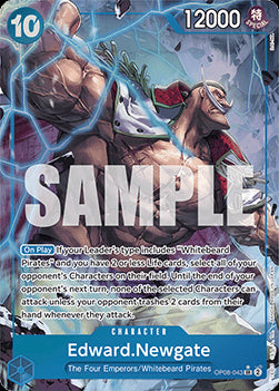 Edward.Newgate (OP08-043) (V.2) - Two Legends (Alternate Art) [OP08-043]