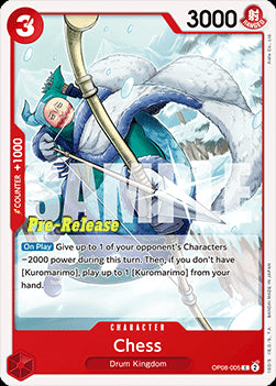 Chess (OP08-005) - Promos: Two Legends (Common) [OP08P-005]