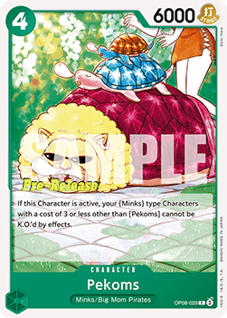 Pekoms (OP08-029) - Promos: Two Legends (Common) [OP08P-029]