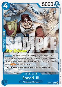 Speed Jil (OP08-049) - Promos: Two Legends (Common) [OP08P-049]